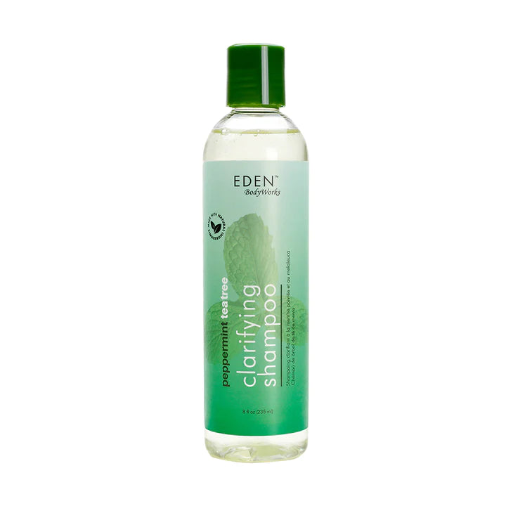 EDEN BODYWORKS -  Peppermint Tea Tree Shampoo (8oz) Beauty Braids & Beyond Beauty Supply
