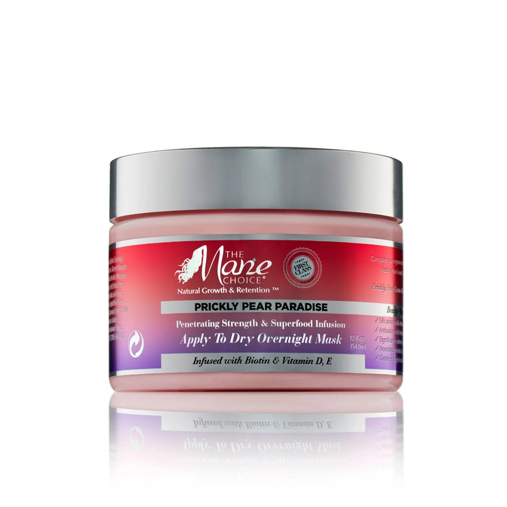 THE MANE CHOICE - Prickly Pear Paradise - Apply To Dry Overnight Mask(12oz) - Beauty Braids & Beyond