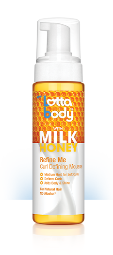 LOTTABODY- Milk & Honey Refine Me Curl Defining Mousse (7oz)