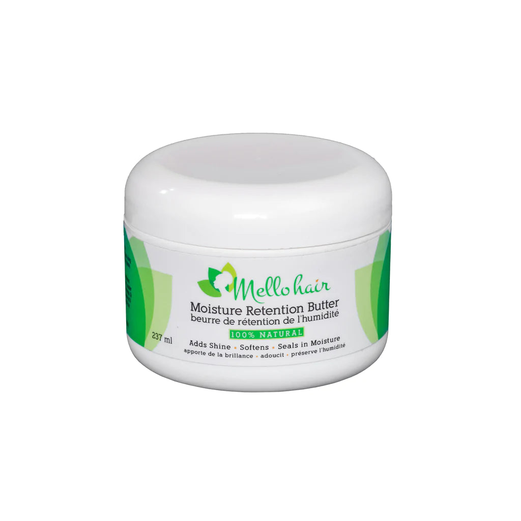 Mello Hair - Moisture Retention Butter (8oz) Beauty Braids and Beyond Beauty Supply