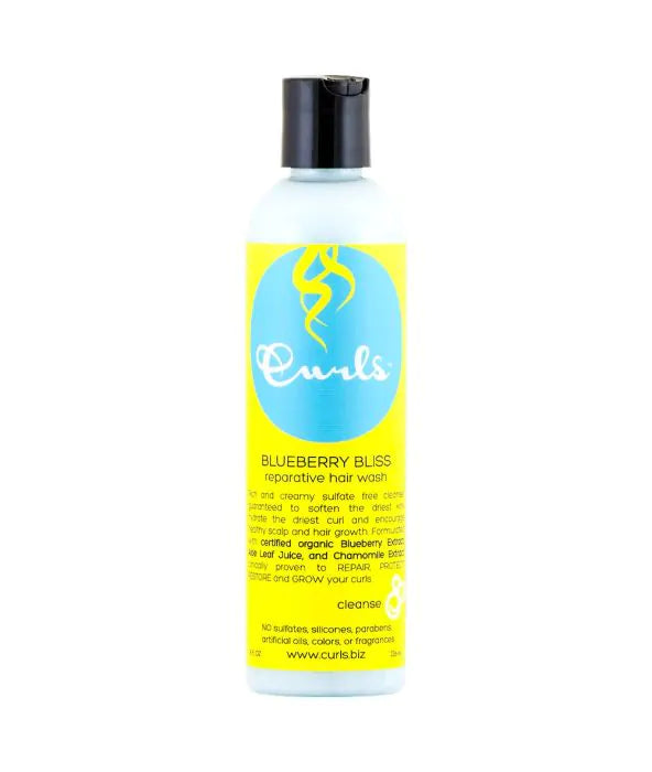 CURLS - Blueberry Bliss Reparative Hair Wash (8oz) Beauty Braids and Beyond Beauty Supply