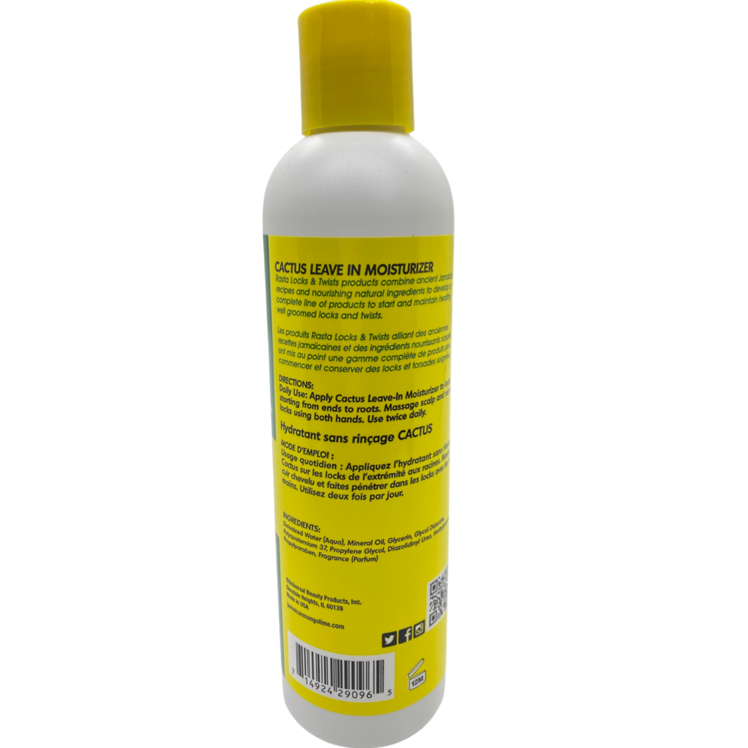 JAMAICAN MANGO & LIME CACTUS LEAVE IN MOISTURIZER (8OZ) BEAUTY BRAIDS & BEYOND
