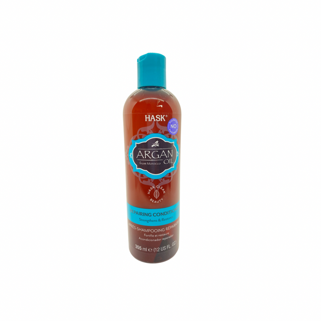 HASK Argan Oil Repairing Conditioner (12oz) BEAUTY BRAIDS AND BEYOND