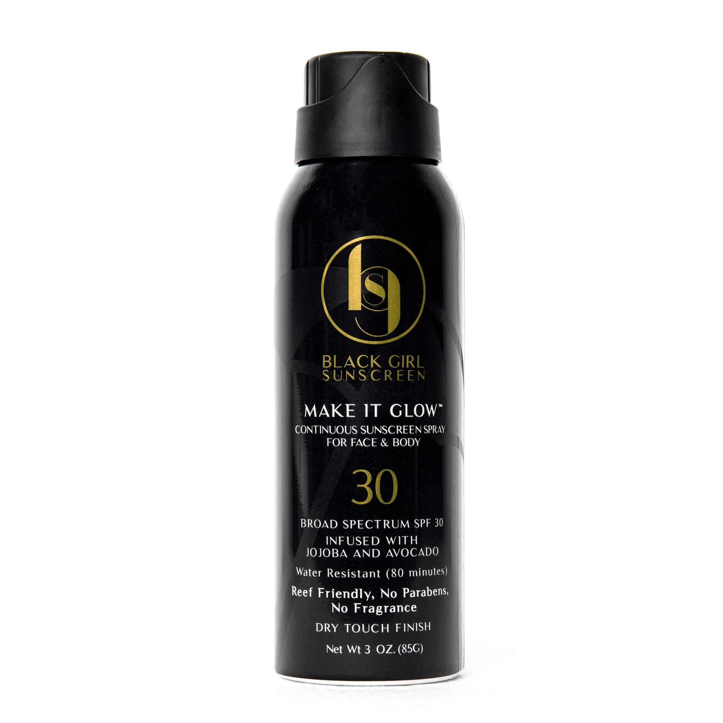 Black Girl Sunscreen - Make It Glow SPF 30 Beauty Braids and Beyond Beauty Supply Canada | Toronto | Ottawa | Montreal | Vancouver