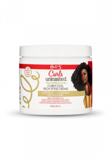ORS - Curls Unleashed - Curly Coil Rich Style Creme (16oz) Beauty Braids & Beyond