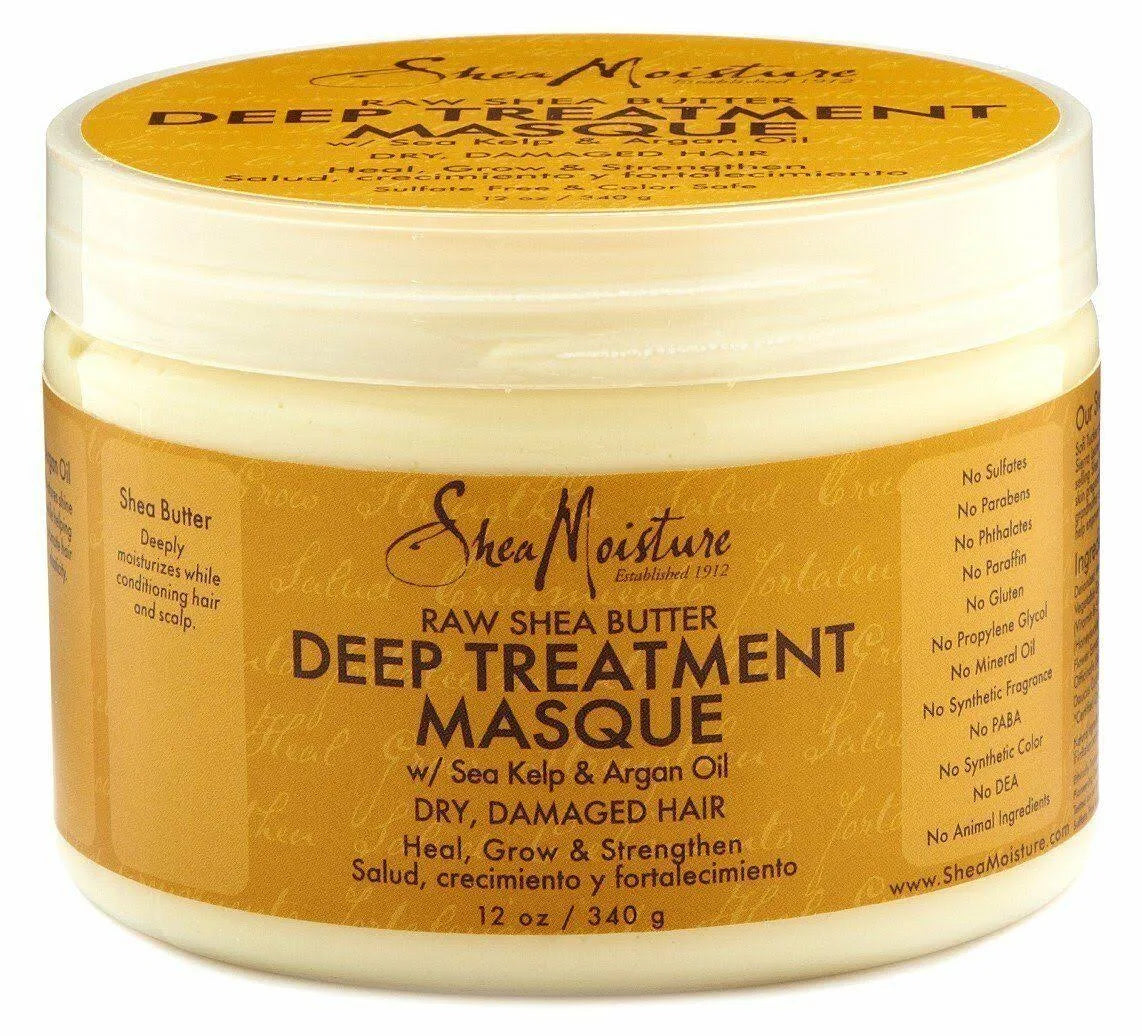 SHEA MOISTURE - RAW SHEA BUTTER DEEP TREATMENT MASQUE (12OZ)